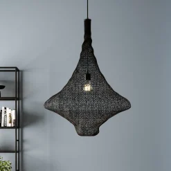 Lampy Wiszące*KARE Design Lampa Wisząca Cocoon Ø89x114 Cm Czarna