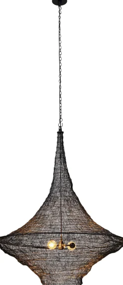 Lampy Wiszące*KARE Design Lampa Wisząca Cocoon Ø89x114 Cm Czarna