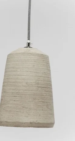 Lampy Wiszące*KARE Design Lampa Wisząca Dining 120x120 Cm Szaro-drewniana