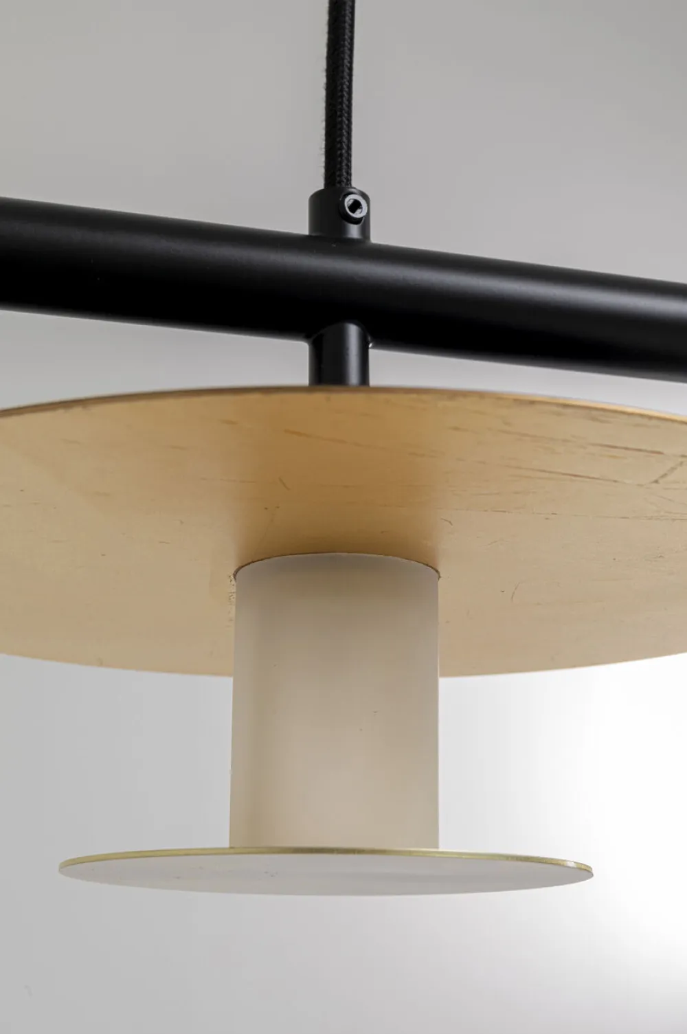 Lampy Wiszące*KARE Design Lampa Wisząca Disc Dining Quattro 112x150 Cm Złota