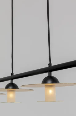 Lampy Wiszące*KARE Design Lampa Wisząca Disc Dining Quattro 112x150 Cm Złota