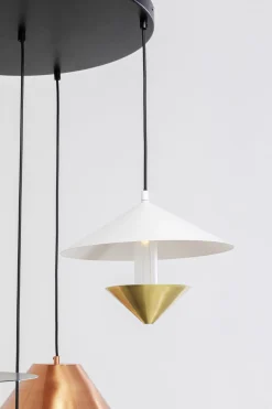 Lampy Wiszące*KARE Design Lampa Wisząca Do Salonu Stalowa 5xG9 Ø50 Cm
