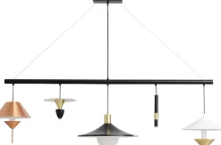 Lampy Wiszące*KARE Design Lampa Wisząca Do Salonu Stalowa 5xG9 155 Cm