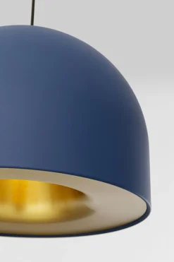 Lampy Wiszące*KARE Design Lampa Wisząca Do Salonu W Kolorze Niebieskim Ø40 Cm