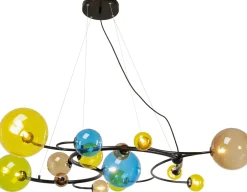 Lampy Wiszące*KARE Design Lampa Wisząca Duża Z Kolorowymi Szklanymi Kloszami 150x150 Cm