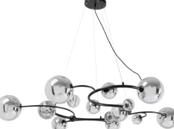 Lampy Wiszące*KARE Design Lampa Wisząca Duża Z Lustrzanymi Szklanymi Kloszami 150x150 Cm