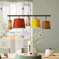Lampy Wiszące*KARE Design Lampa Wisząca Parecchi 107x37 Cm Kolorowa