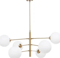 Lampy Wiszące*KARE Design Lampa Wisząca Planets 105x95 Cm Biało-złota