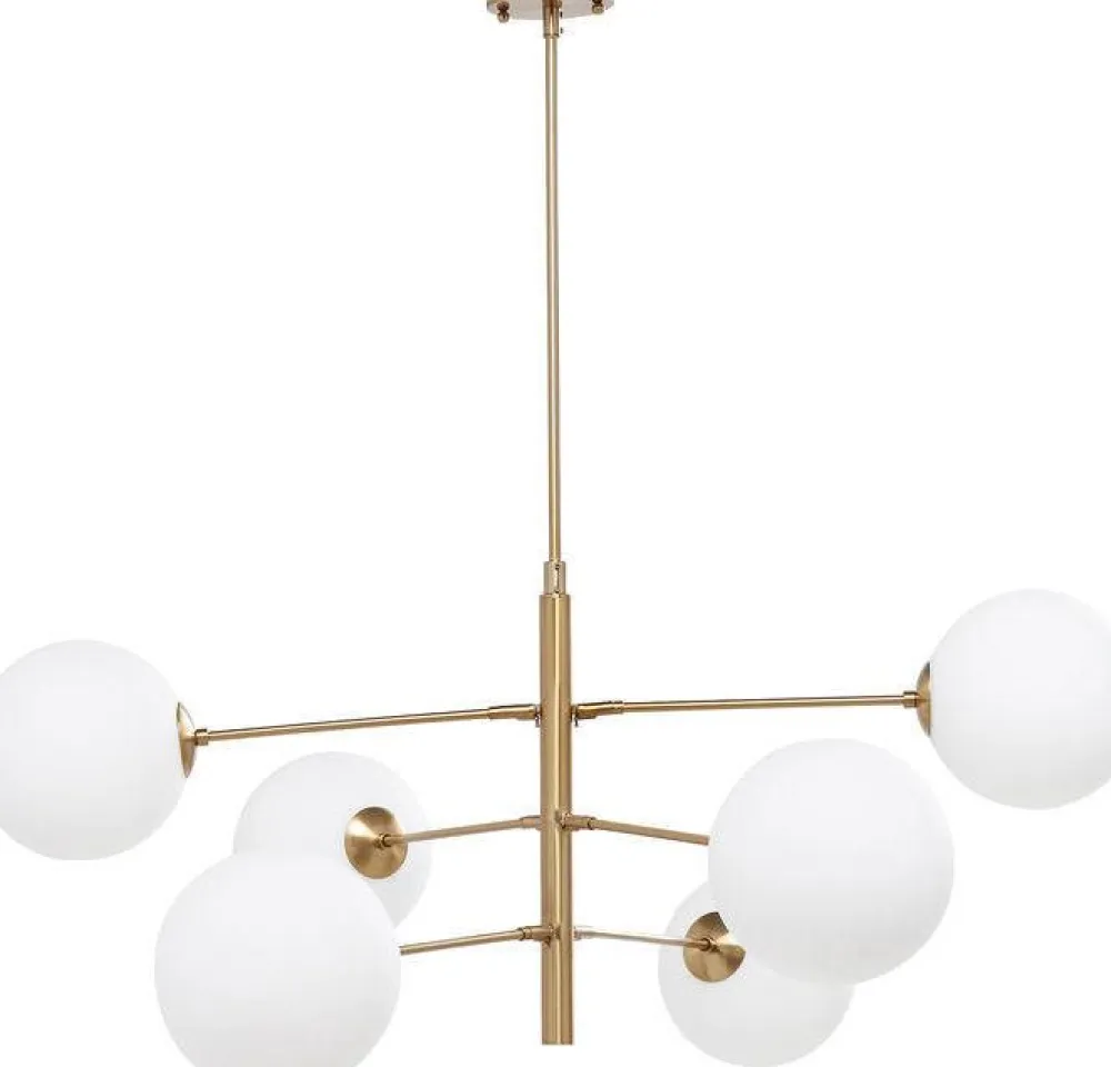 Lampy Wiszące*KARE Design Lampa Wisząca Planets 105x95 Cm Biało-złota