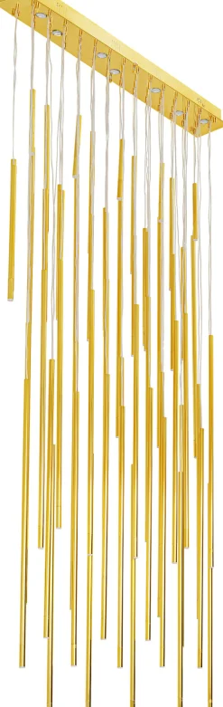 Lampy Wiszące*KARE Design Lampa Wisząca Vegas LED 154x250-320 Cm Złota