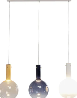 Lampy Wiszące*KARE Design Lampa Wisząca Z 3 Szklanymi Kloszami W Różnych Kolorach 99 Cm