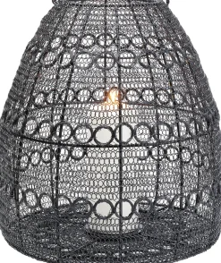 Lampiony I Latarenki*KARE Design Latarenka Hayat Cone Ø33x37 Cm Czarna
