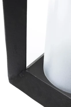 Lampiony I Latarenki*KARE Design Latarenka Mabel 22x46 Cm Aluminium Czarna