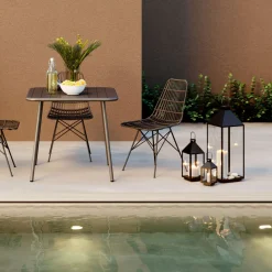 Lampiony I Latarenki*KARE Design Latarenki Giardino (4-set) Czarne