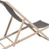 Fotele*KARE Design Leżak Easy Summer 56x96 Cm Szary