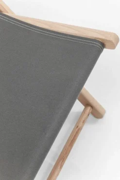 Fotele*KARE Design Leżak Easy Summer 56x96 Cm Szary