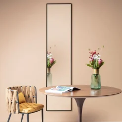 Lustra*KARE Design Lustro Bella MO 30x180 Cm Czarne