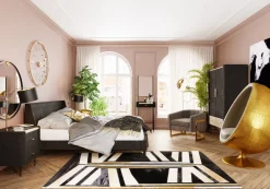 Lustra*KARE Design Lustro Betsy Frame ∅90 Cm Czarne