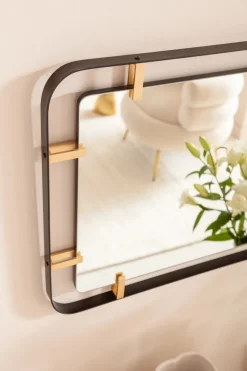Lustra*KARE Design Lustro Betsy Frame 55x165 Cm Czarne