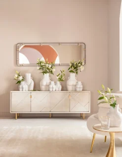 Lustra*KARE Design Lustro Betsy Frame 55x165 Cm Czarne