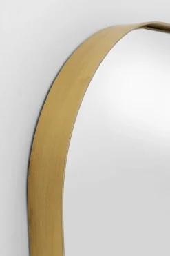 Lustra*KARE Design Lustro ścienne Nowoczesne Rama Złota 65x160 Cm