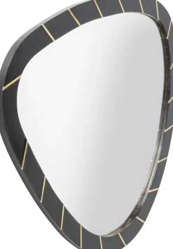 Lustra*KARE Design Lustro ścienne Rama Czarna Z żywicy Epoksydowej 65x77 Cm