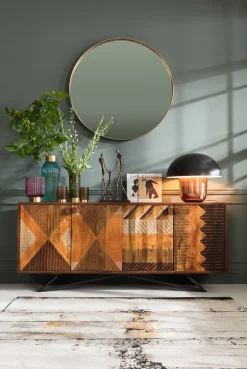 Lustra*KARE Design Lustro Curve MO ∅100 Cm Mosiężne