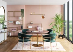 Lustra*KARE Design Lustro Curve MO ∅100 Cm Mosiężne
