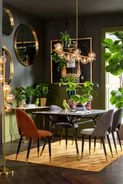 Lustra*KARE Design Lustro Curve MO ∅100 Cm Mosiężne