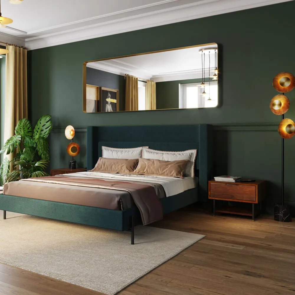 Lustra*KARE Design Lustro Curve MO 70x200 Cm Mosiężne