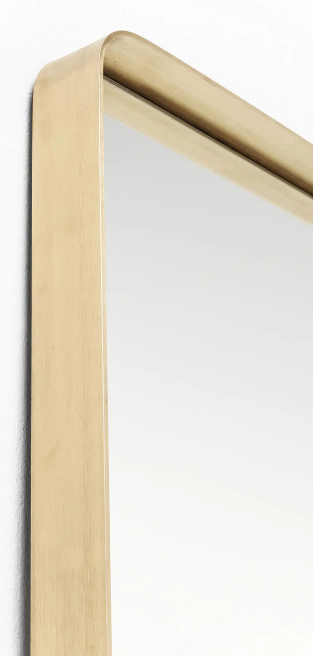 Lustra*KARE Design Lustro Curve MO 70x200 Cm Mosiężne