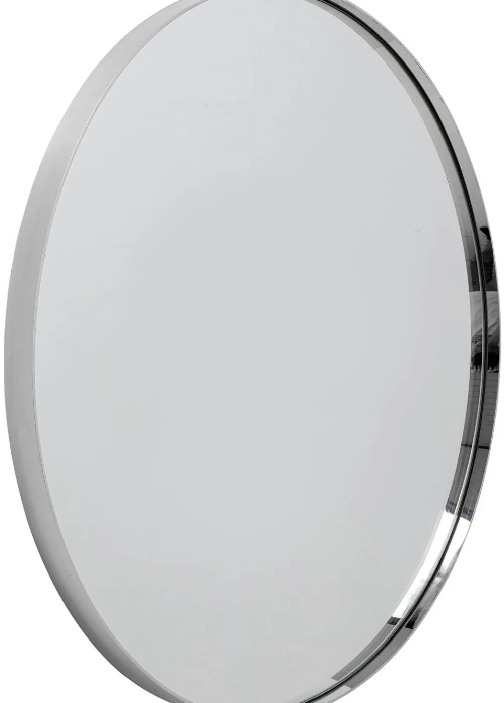 Lustra*KARE Design Lustro Curvy ∅60 Cm Chromowane