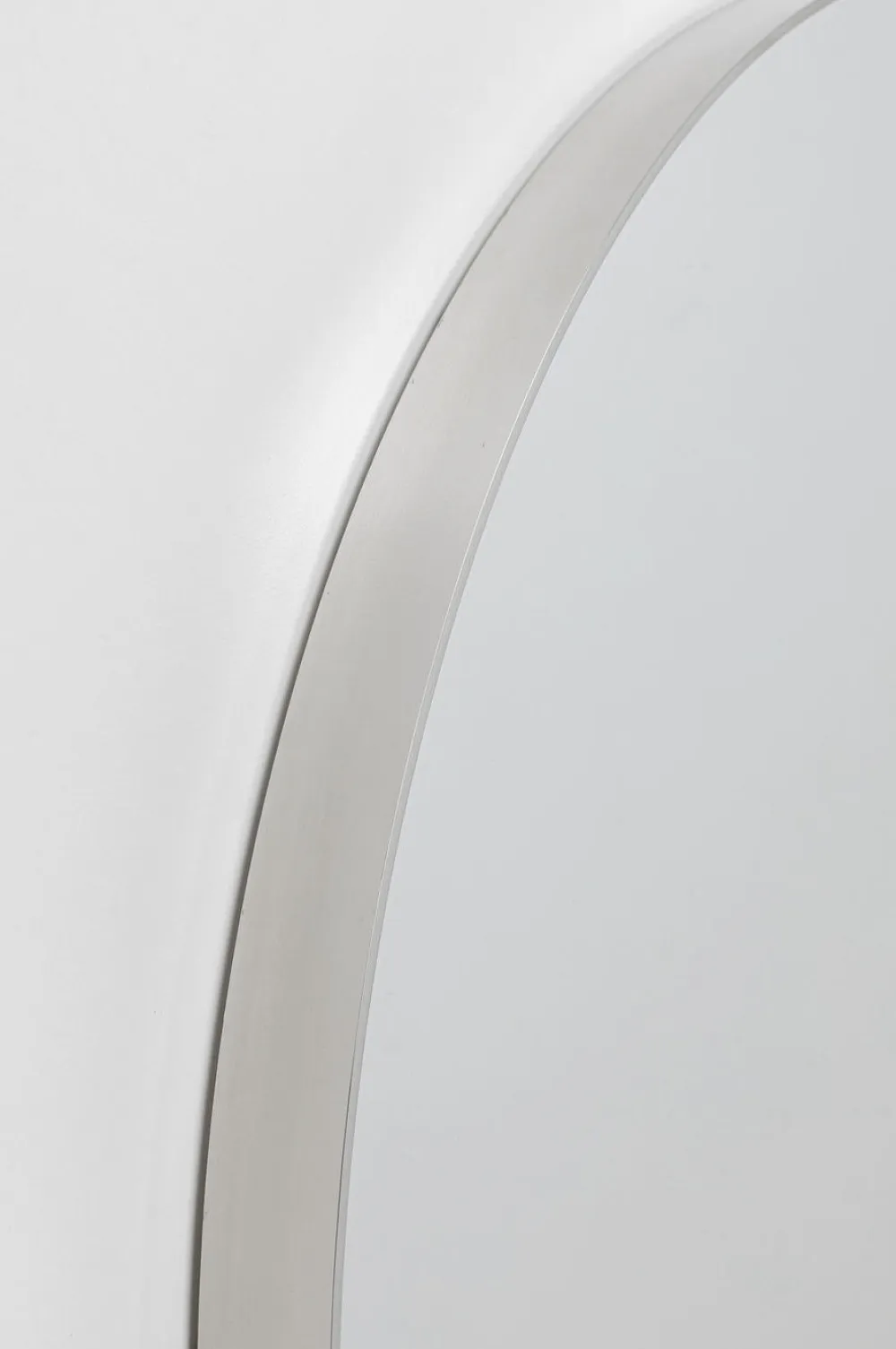 Lustra*KARE Design Lustro Curvy ∅60 Cm Chromowane