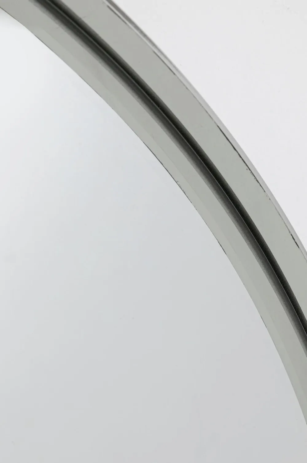 Lustra*KARE Design Lustro Curvy ∅60 Cm Chromowane