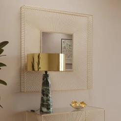 Lustra*KARE Design Lustro Dimension 91x91 Cm Szampańskie
