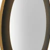 Lustra*KARE Design Lustro Duże Okrągłe Czarno-złote Ø100 Cm