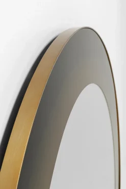Lustra*KARE Design Lustro Duże Okrągłe Czarno-złote Ø100 Cm