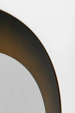 Lustra*KARE Design Lustro Duże Okrągłe Czarno-złote Ø100 Cm