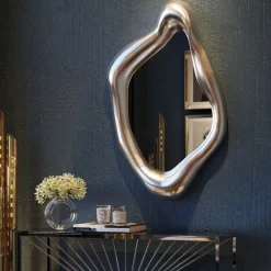 Lustra*KARE Design Lustro Hologram 76x115 Srebrne