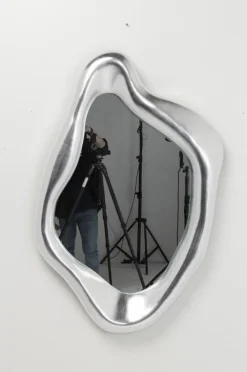 Lustra*KARE Design Lustro Hologram 76x115 Srebrne