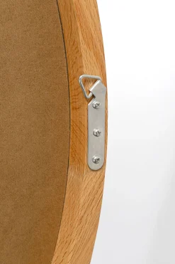 Lustra*KARE Design Lustro Okrągłe Wiszące Rama Dębowa Ø100 Cm