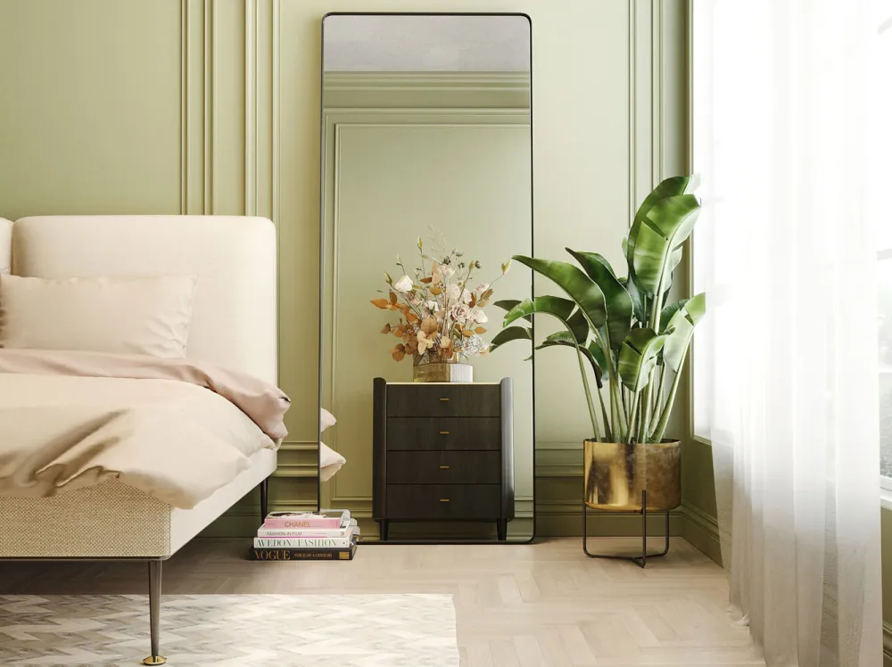 Lustra*KARE Design Lustro Ombra MO 80x200 Cm Czarne