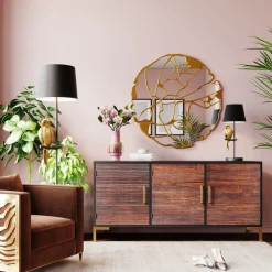 Lustra*KARE Design Lustro Pieces Ø100 Cm Złote