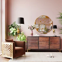 Lustra*KARE Design Lustro Pieces Ø100 Cm Złote