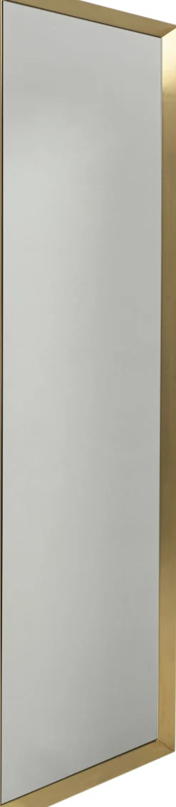 Lustra*KARE Design Lustro Prostokątne Duże Rama Złota Stalowa 70x200 Cm