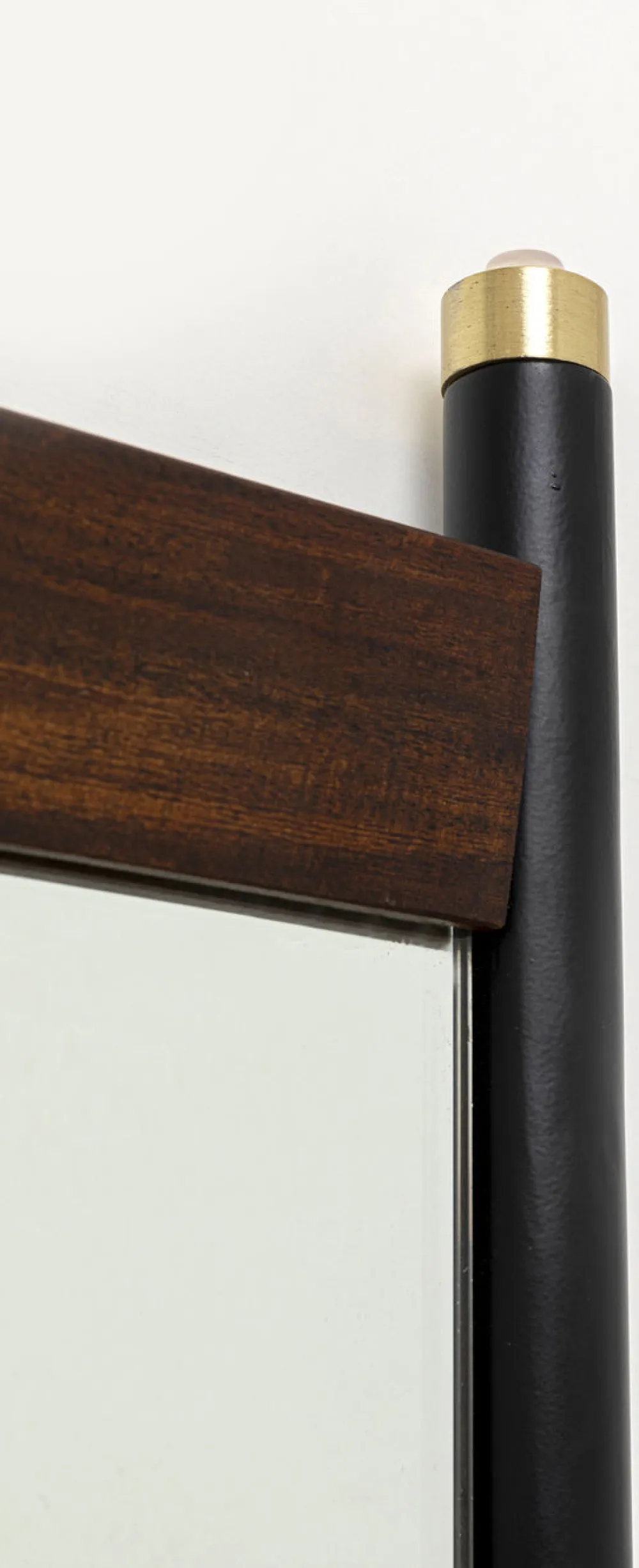 Lustra*KARE Design Lustro Ravello 55x80 Cm Sheesham Brązowo-czarne
