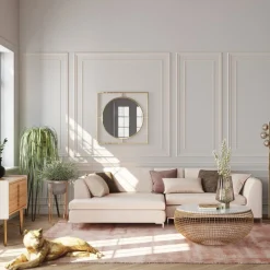 Lustra*KARE Design Lustro Stanford 90x90 Cm Złote