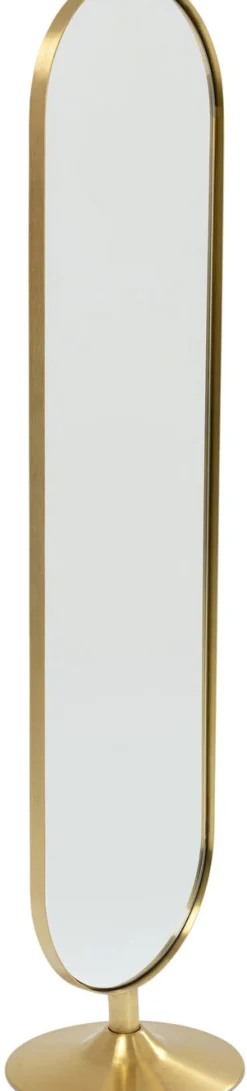 Lustra*KARE Design Lustro Stojące Curve MO 40x170 Cm Mosiężne