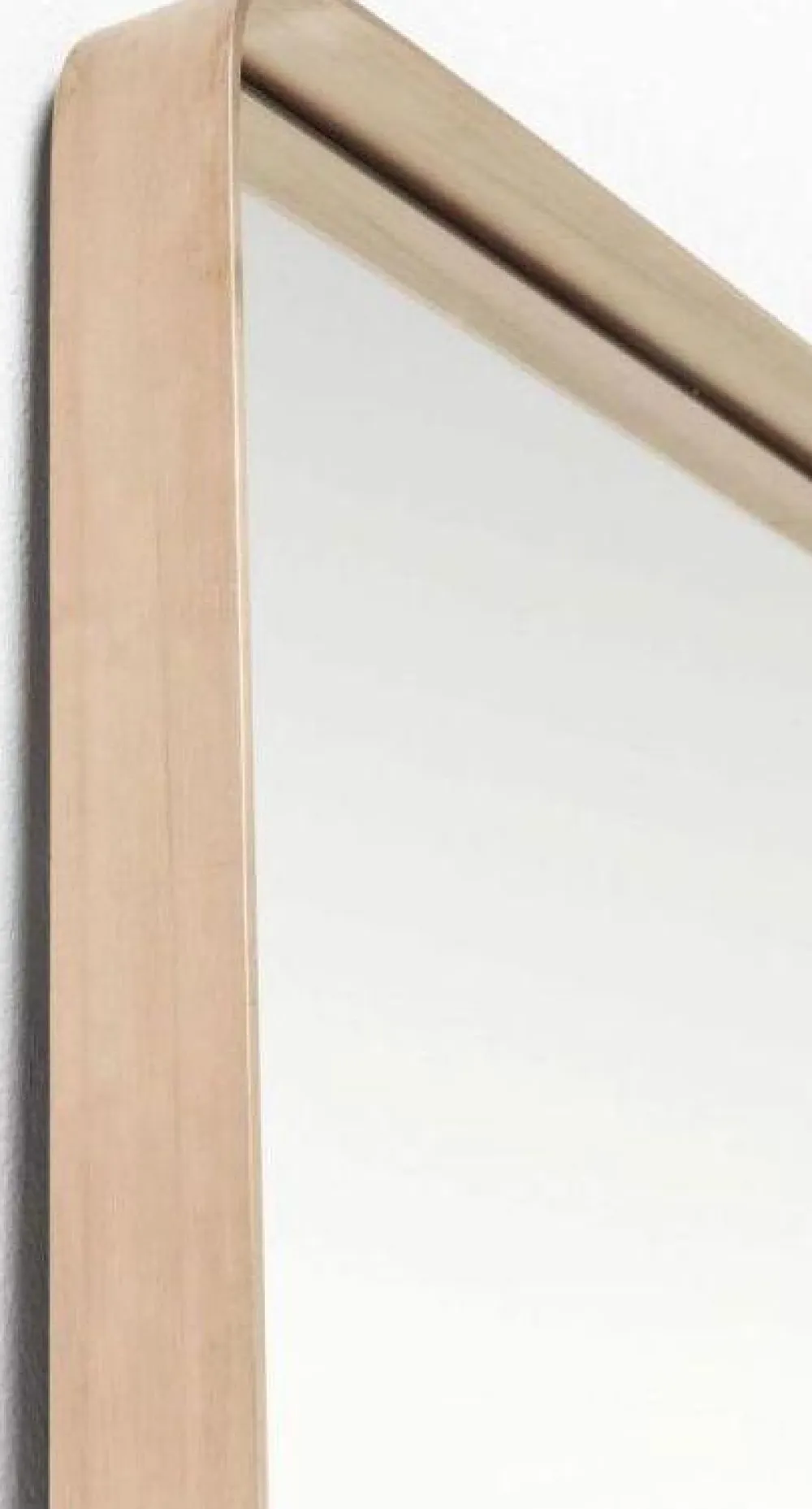 Lustra*KARE Design Lustro Stojące Curve Rectangular 200x70 Cm Miedziane