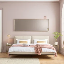 Lustra*KARE Design Lustro Stojące Curve Rectangular 200x70cm Mosiężne